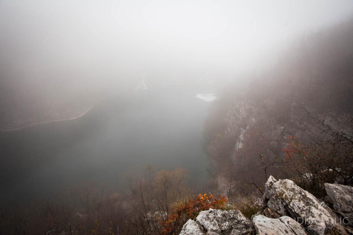 Magla na Plitvičkim jezerima