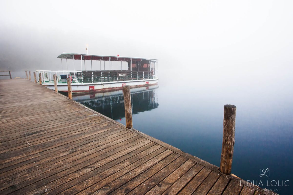 Magla na Plitvičkim jezerima