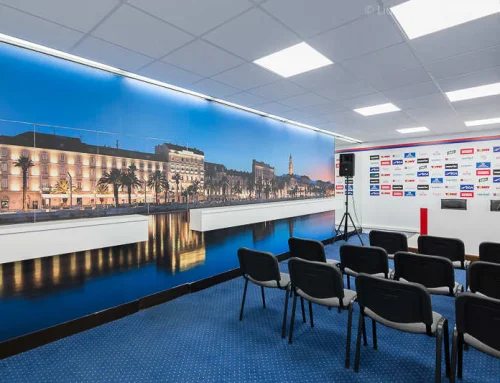Wallpaper Print for Football Club Hajduk Press Room